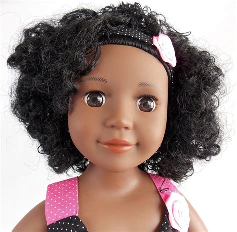 dark hair dolls|black hair american girl doll.